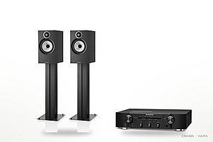 חבילת סטריאו לסלון: מגבר Marantz PM6007 + זוג רמקולי Bowers & Wilkins 606 S3 חבילת סטריאו לסלון: מגבר Marantz PM6007 + זוג רמקולי Bowers & Wilkins 606 S3