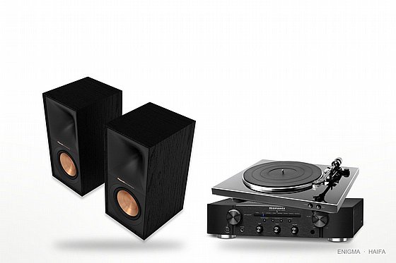 ����� ������ �����: ���� Marantz PM6007 + ������ Klipsch R-50M + ������ Denon DP-300F