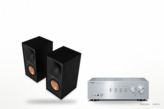 ����� ������ ������: ���� Yamaha A-S301 + ��� ������ Klipsch R-50M